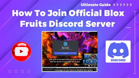 How To Join Official Blox Fruits Discord Server 2024 Blox Fruits