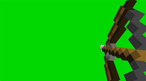 Minecraft Shooting Bow Green Screen Greenscreen Green Screen Video