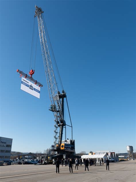 Liebherr Lhm 420 Mobile Harbour Crane Passau Germany Europe 2 Uk