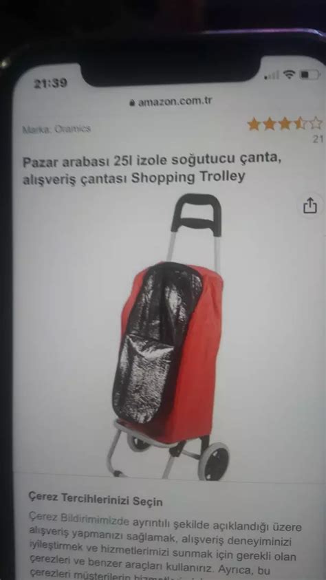 Pazar Arabasi Lt Izole So Utucu Canta Di Er