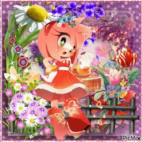 Amy Rose Free Animated  Picmix