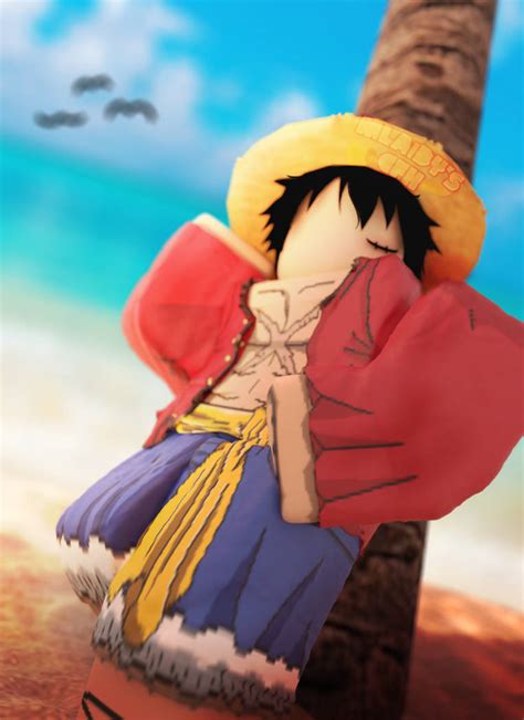 [ROBLOX/Blender] Luffy by mlaidy on DeviantArt