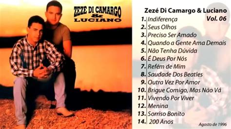 Zez Di Camargo E Luciano Cd Completo As Melhores Musicas