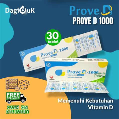 Jual Prove D Iu Vitamin D Box Tablet Shopee Indonesia