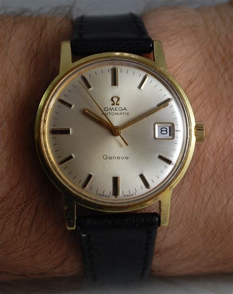 Sold 1969 1971 Omega Geneve Automatic With Box Birth Year Watches