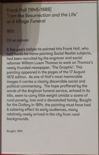 Leeds Art Gallery Frank Holl A Village Funeral Terracotta Buff Flickr