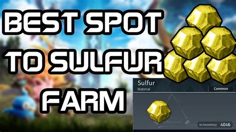 Palworld Sulfur And How To Farm It Easy Sulfur Palworld Tips Youtube