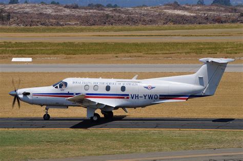 VH YWO RFDS Pilatus PC 12 47E Royal Flying Doctor Service Flickr