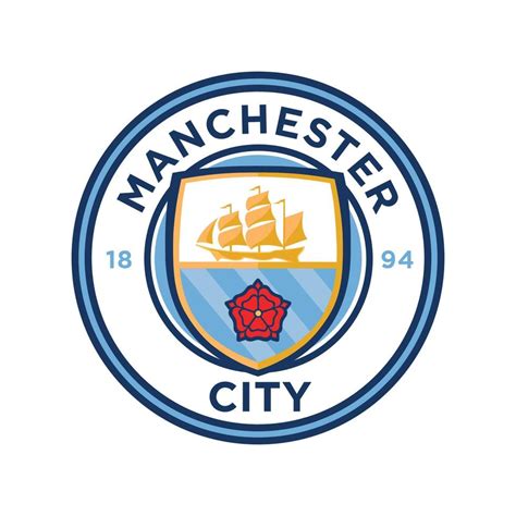 Manchester City FC logo 12742225 Vector Art at Vecteezy