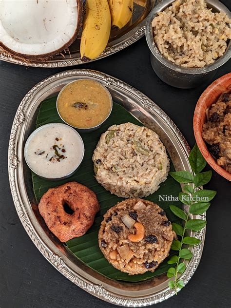 South Indian Breakfast Menu Idea1 Nitha Kitchen