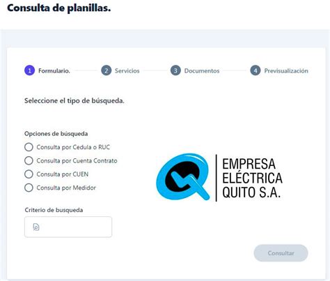 Consulta Planilla De Luz QuitoValor De Consumo EEQ