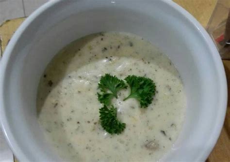 Resep Creamy Mushroom Soup Oleh Aandante Cookpad