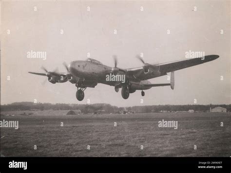 Avro Lancaster I Aries PD328 Leaving Shawbury On 15 January 1946 For