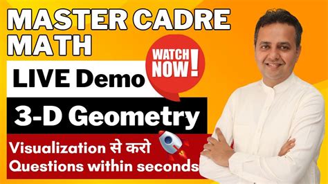 3D Class With Chetan Sir Master Cadre Math First Attempt Best