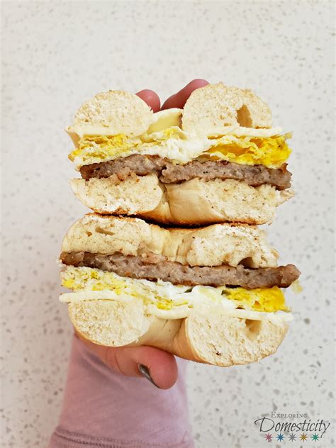 Breakfast Sandwiches Make Them Fresh And Faster Than Frozen