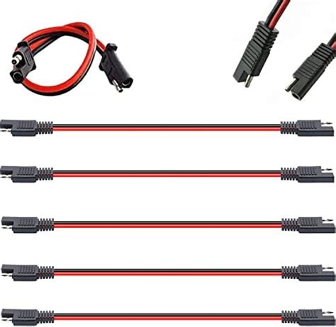 5 Pack 12 10 Gauge 2 Pin Quick Disconnect Audiopipe Polarized Wire Harness Heavy