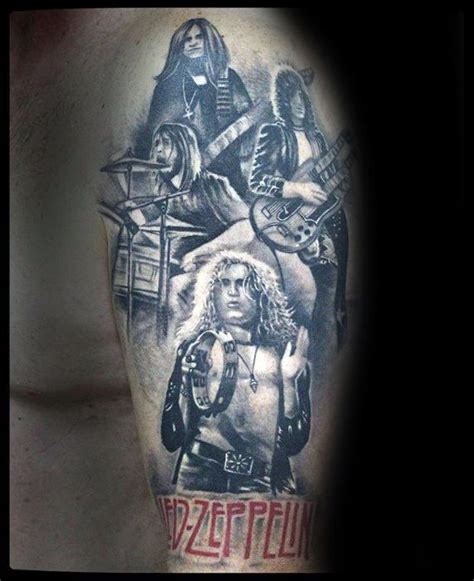 60 Led Zeppelin Tattoos For Men English Rock Band Ink Ideas Led