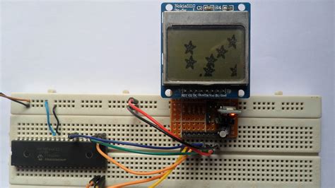 Interfacing PIC MCU with Nokia 5110 LCD | mikroC Projects