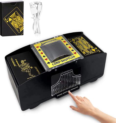 Amazon Automatic Card Shuffler 2 Decks USB Battery Operated