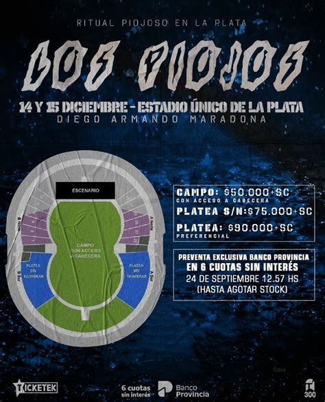 Ya A La Venta Entradas Para El Recital De Los Piojos 2024 En La Plata