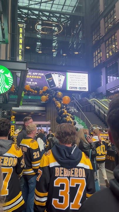 Lets Go Bruins Td Garden Right Before The Match Bruins Tdgarden