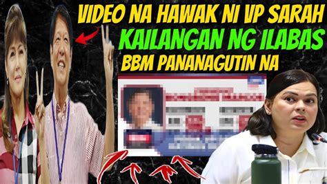 Video Ilalabas Na Bbm Pananagutin Na Ni Vp Sarah Ime Mangga Youtube