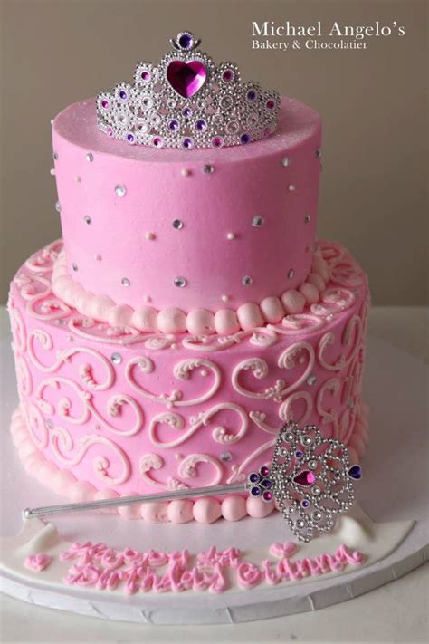 85 Best Cakes Princess Tiaras Castles Images On Pinterest Fondant