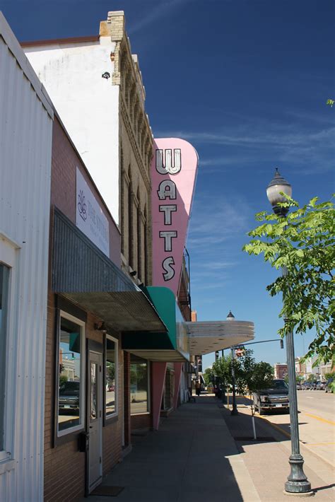 Watts Theater Sign Osage IA Tom McLaughlin Flickr