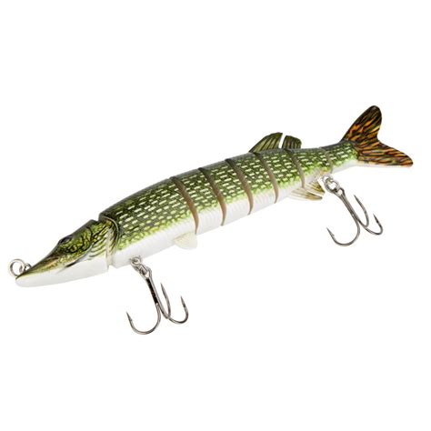 Lixada Fishing Lure 8 12inch Lifelike Multi Jointed 8 13 Segement Pike