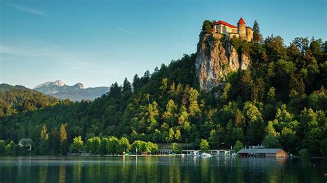 Lake Bled castle Photograph by Ian Middleton - Pixels