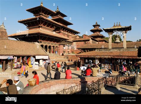 Durbar Square Of Patan Lalitpur Kathmandu Nepal Stock Photo Alamy