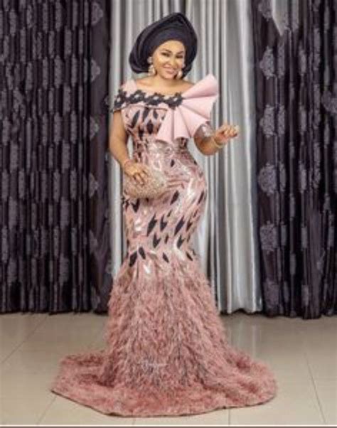 Latest Wedding Aso Ebi Styles Stylish Naija African Dresses For