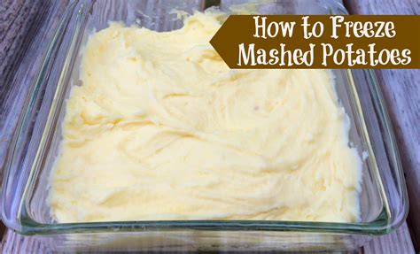 How to Freeze Mashed Potatoes - Good Food and Family Fun