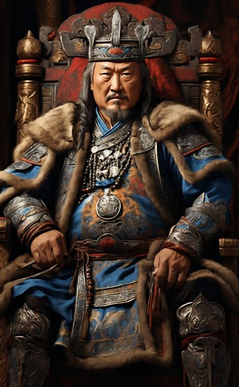 Genghis Khan In 2024 Genghis Khan Roman Warriors Mughal Art Paintings