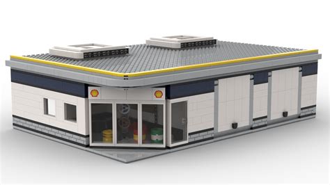 LEGO MOC Car repair shop by Juri_lego | Rebrickable - Build with LEGO