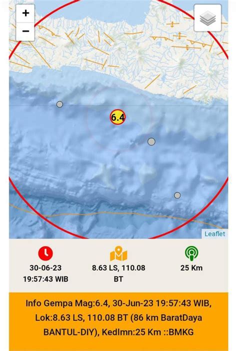Gempa Terkini 30 Juni 2023 Mengguncang Bantul DIY. Getarannya Terasa Hingga Sumedang! – Sumedang ...