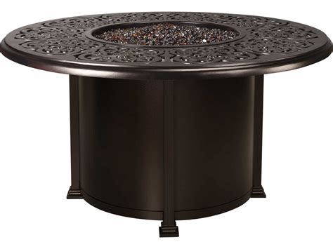 Patio Dining Table Round Fire Pit | Chair Design