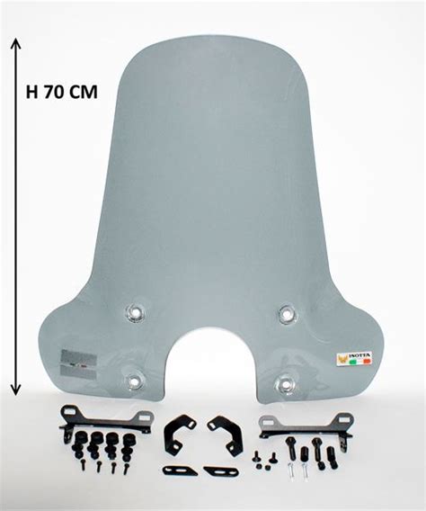 Max Parts Windscherm Hoog Isotta Smoke BTC CEO 70cm