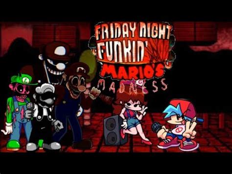 Friday Night Funkin VS Mario S Madness Full Week Cutscenes FNF MOD