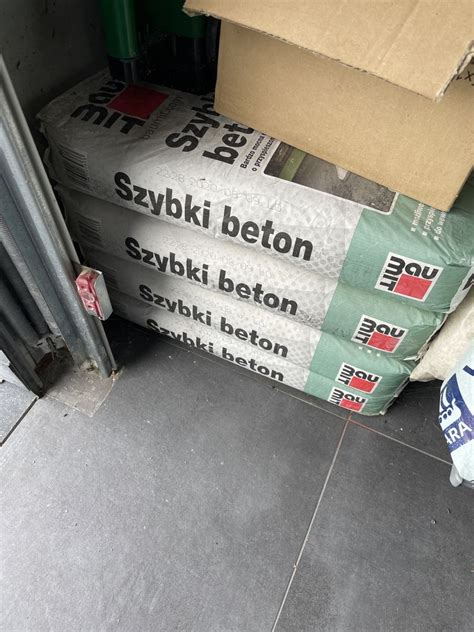 Szybki beton 25kg B30 4 worki Kraków Swoszowice OLX pl