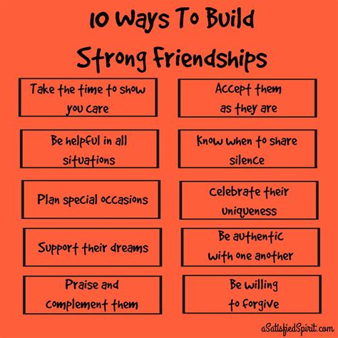 10 Ways To Build Strong Friendships Friendship Uplifting Quotes Mental And Emotional Health