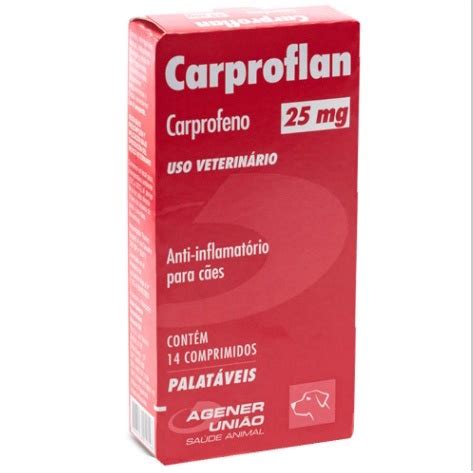 Carproflan 25mg 14 Comprimidos Carprofeno para Cães Agener Shopee Brasil