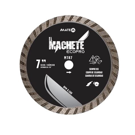 DISCO DE DIAMANTE TURBO 7 MACHETE