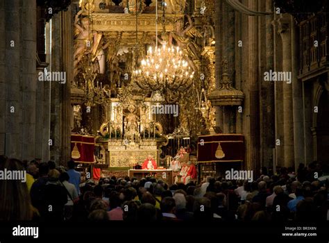 Pilgrim S Mass In The Cathedral Of Santiago De Compostela Catedral Del