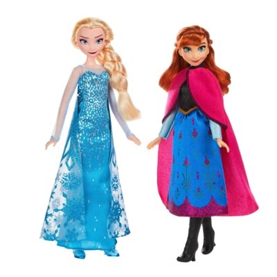 Disney Frozen Fashion Set Anna And Elsa Fashion Dolls With 6 Outfits