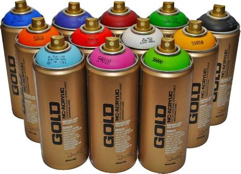 Buy Montana Gold Premium Spray Paint 400ml Main Colors Set Of 12 Online