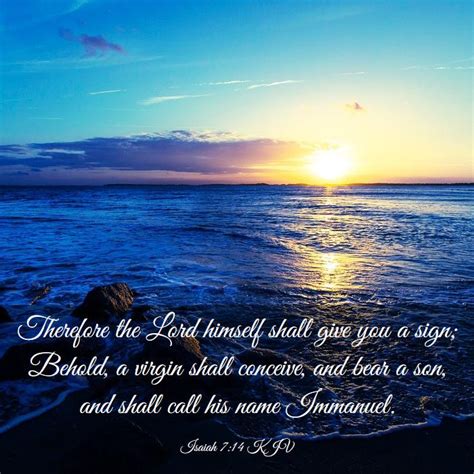 Isaiah 7:14 KJV Bible Verse Images