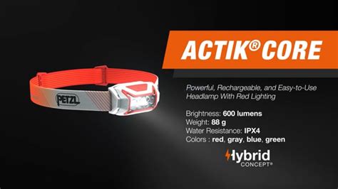 Petzl Actik Core E Aa