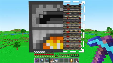 I Built The Worlds Largest Minecraft Furnace Youtube