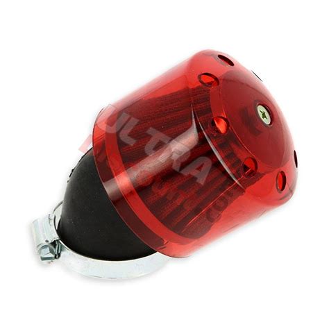 Filtro Aria Racing Per Pit Bike Mm Rosso Carburazione Ricambi Pit